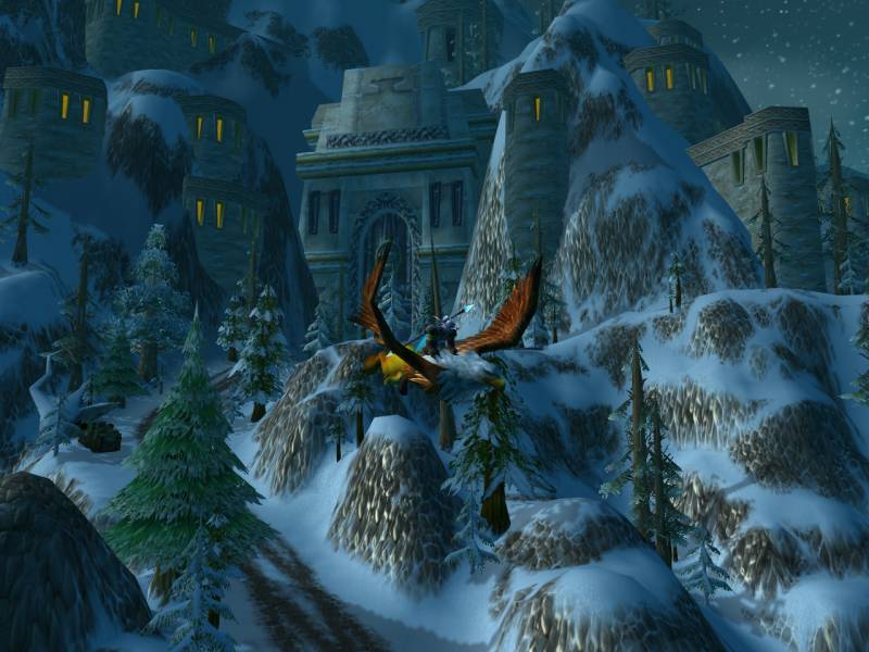 Flying out of Ironforge